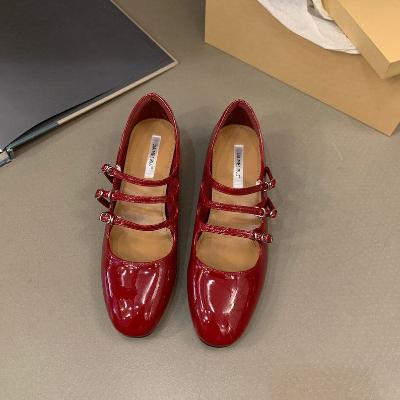 Amazon.com | QSCQ Women Platform High Chunky Heels Mary Janes Shoes Ladies  Fashion Ankle Strap Dress Comfort Pumps | Pumps